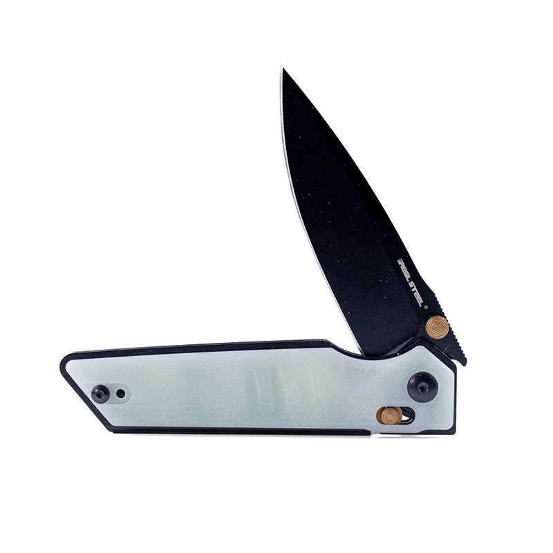 RealSteel Sacra Tactical Slide Lock Folding Pocket Knife -3.31" Black Böhler K110 Blade and G10 Handle with Integral Frame, Designed by Jakub Wieczorkiewicz knife Real Steel spo-default, spo-disabled, spo-notify-me-disabled Real Steel www.realsteelknives.com